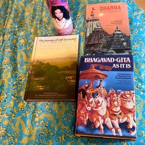 3 lovely vintage Vedic Philosophy / Hindu / Krishna Consciousness books